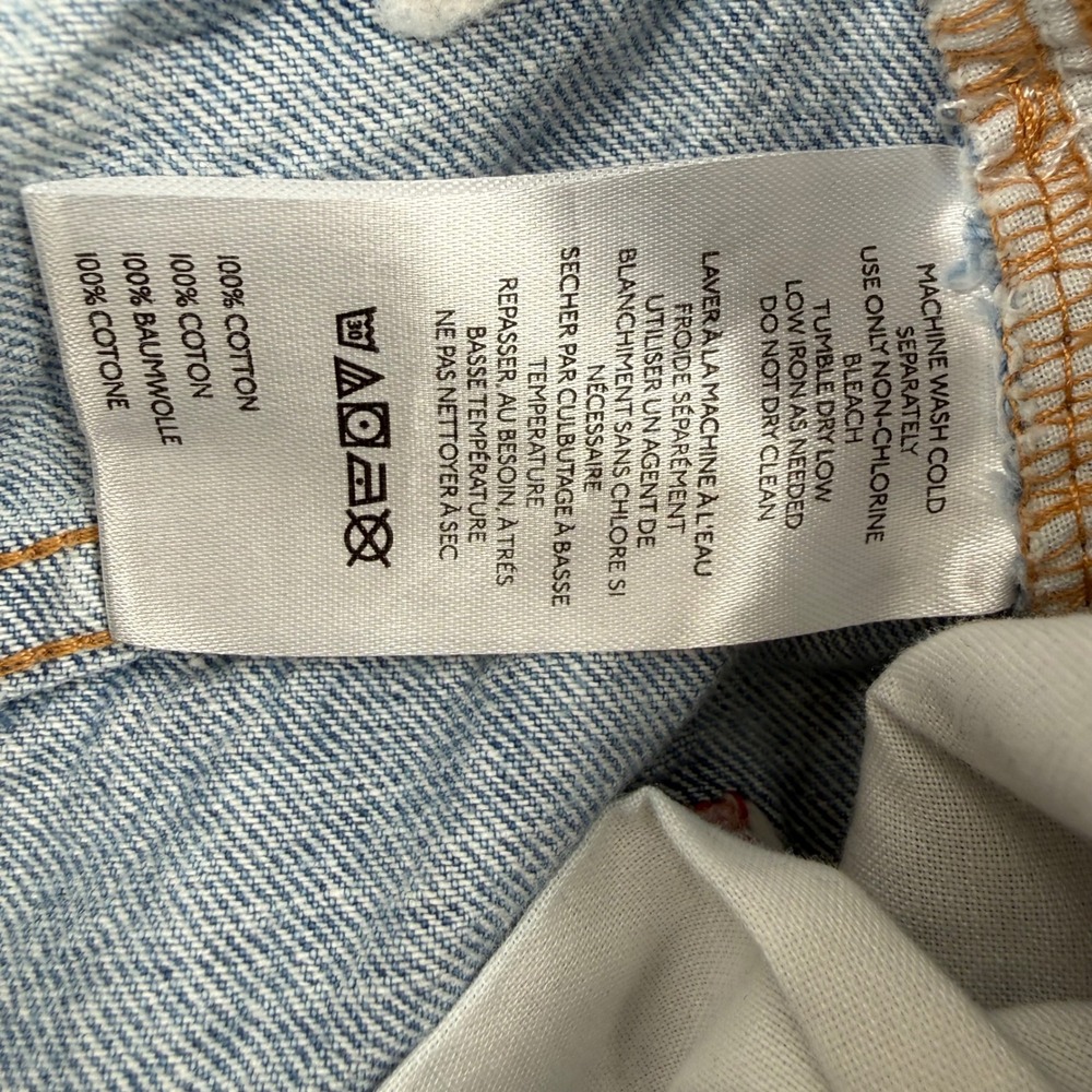 BDG Women's Blue Rih‎ Extreme Baggy Mid-Rise Relaxed Fit Jeans Women's Size 25 - Picture 8 of 16